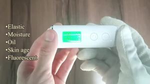 Portable Digital Corneometer - Professional Skin Moisture Analyzer with LCD Display for Facial Hydration Monitoring