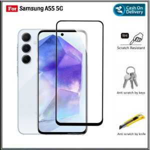 Tempered Glass SAMSUNG GALAXY A55 5G A14 5G 2023 A14 4G LTE M14 5G A24 4G LTE Tempered Glass Full Layar