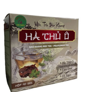 Combo 4 hộp hà thủ ô túi lọc Bảo Khang hà thủ ô đỏ 160 gói giảm rụng tóc tóc bạc hói đầu giúp đẹp da kích mọc tóc