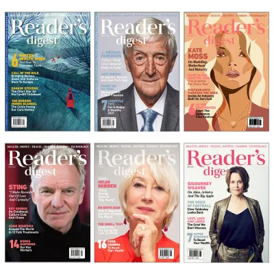 R. Digest Year 2021 UK & USA Version Magazines Collection (Read Detail Information)