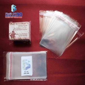 8x10 Cm Plastik Opp 20 Micron Isi 100 Lembar-Plastik Opp Lem Roti Donat Bolu Kue Pasaran