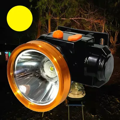 CCC Sports ไฟฉายคาดหัว 4609 ไฟฉายแรงสูง ไฟฉายชาร์จไฟบ้าลิเธียม LED ไฟฉายติดศรีษะ ไฟฉายติดหน้าผาก หัวไฟ กรีดยาง ส่องสัตว์