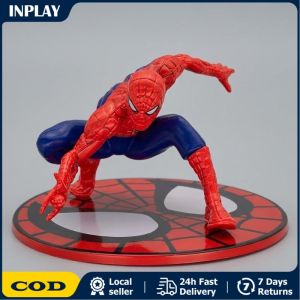 Spider Man Movie Character Action Toy Model Handmade Car Ornament Car Decoration Doll Birthday Toy Gift