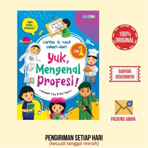 Buku Cerita Anak Bergambar Yuk Mengenal Profesi! Jilid 1 (Full Color)