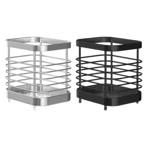 Hai chế độ thép không gỉ Hộp đựng kem đánh răng tổ chức không thấm nước Kệ nhà tắm cho lược điện đầu tăm bông lưu trữ