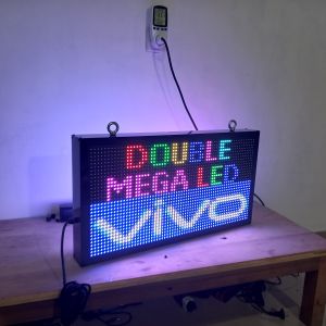 LED running text full color RGB P10 Outdoor 2 sisi 70x40cm