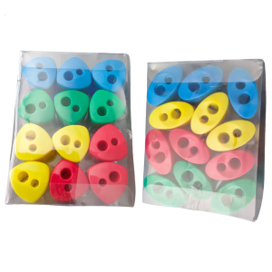 12Pcs Handheld Pencil Sharpeners Double Hole Sharpeners Portable Pencil Sharpening Tool for Student Children Artist