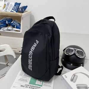 ENCOUNT ความจุขนาดใหญ่ กระเป๋าเป้โรงเรียน ป้องกันน้ำ จดหมาย กระเป๋าหนังสือ แฟชั่น น้ำหนักเบา กระเป๋าเป้นักเรียน