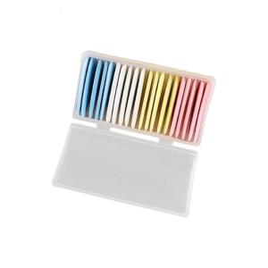 10/20/30Pcs Tailoring Chalk 4 Color Tailors Chalk Sewing Chalk Triangular Dressmaking Chalk for Marking Fabric Leather