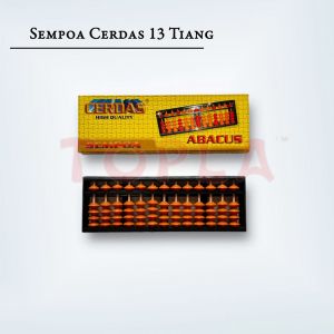 Topla Alat Bantu Hitung Sempoa 13 Tiang dan 17 Tiang Anak SD