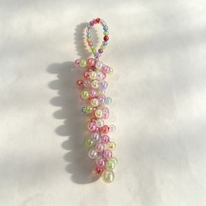 ADREE Iron Wire Bending Pearl Grape Pendant Handmade Craftsmanship Multi-Color Beads Pearl Grape Decor Vintage Bead Series Christmas Bead Garland For Christmas Tree