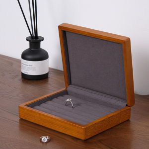 FCOirlv Wooden Ring Earrings Bracelet Necklace Jewelry Storage Organizer Display Holder Multifunctional Jewelry Case SM080