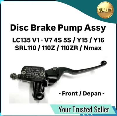 ( Front Depan ) Disc Brake Master Pump Yamaha LC135 4S 5S 4 5 Speed 135LC LC 135 V1 V2 V3 V4 V5 V6 V7 4Speed 5Speed Ysuku Y15 Y15ZR Y15Z Y16 ZR Y16ZR Y16Z Lagenda SRL110 Lagenda110 SRL 110 Z ZR 110Z 110ZR SRL110Z SRL110ZR Dis Dic Brek Brak Pam Pum