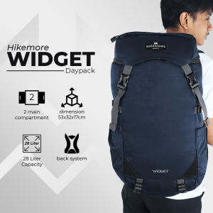 Backpack Tas Ransel Laptop Pria Wanita Hikemore Widget Terbaru