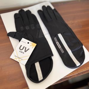【WJ】Japanese Ice Silk Sunscreen Gloves Summer outdoor cycling UV resistant gloves for women