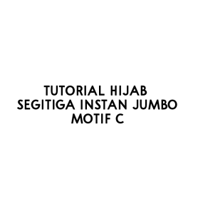 Hijab Segitiga Instan Jumbo Motif Bunga | Hijab Segi Empat Instan Jumbo