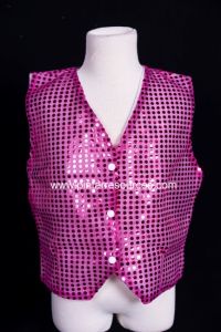 READY STOCK Kids Sequin Vest Glittering Blazer Boy Stage Performance Top Boy Waist Coat Kids Choir Outfit