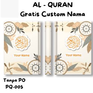 Alqruan A5 Paket Hampers Idul Fitri Gratis Tambah Nama Quran Terjemahan dan Full Arab Quran A5