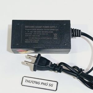 Adapter POE GigaBit 100 / 1000 Mps LAN và POE / Output DC: 48V - 0.5A (Switching Gigabit Power)