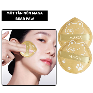Mút Trang Điểm MAGA Gấu Vàng – 7x6.5cm Tiện Lợi