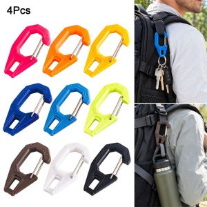 BETTERFORM 4pcs Nhiều màu sắc Móc vòng hình chữ G Pastic Đa chức năng Hệ thống khóa nhanh gắn dây đai Chất lượng cao Khóa treo chai Dành cho áo ghi lê/ba lô/túi đựng đồ/túi xách/thắt lưng