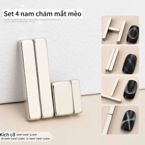 Set 4 nam châm tạo hình mắt mèo đa dạng siêu tiện lợi
