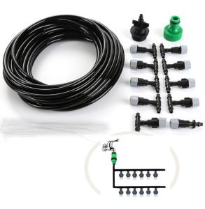 Garden Patio Mist Cooling Nozzle Set for All Seasons  Ideal for Garden Lovers and Adults  Provides Cooling and Moisturizing Mist Effect