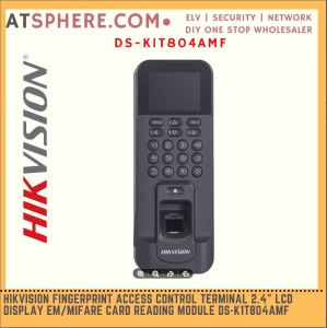 Hikvision Door Access Control Keypad Terminal Time Attendance Fingerprint Password MF Mifare Card 2.4" LCD DS-K1T804AMF