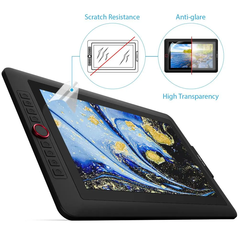XPPen Artist 15.6 Pro เมาส์ปากกาแบบหน้าจอวาดภาพ ขนาด 15.6 นิ้ว แรงกดปากกา 8192 ระดับ ค่าสี 120% sRGB