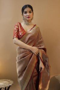 [PRE ORDER]SOFT LICHI SILK SAREE~ Delivery Lead Time : 10 days