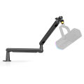 Fifine BM88 Microphone Arm Stand, Boom Arm Stand with Desk Mount Clamp, Screw Adapter, Cable Management, Suspension Mic Stand Flexible Arm Mic Stand Sturdy Low Profile for Podcast Streaming Gaming Studio. 