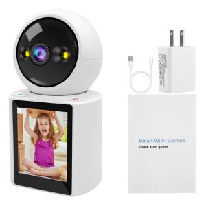 360 ° WIFI Indoor Baby Monitor 5X Zoom One Click Call Video Call Camera Visual Intercom CCTV