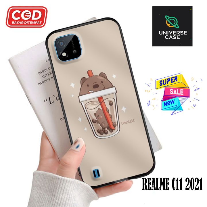CASE REALME C11 2021 Casing REALME C11 2021 Terbaru UNIVERSE CASE BOBA  Silikon REALME C11 2021 Case Hp Case Mewah Cassing Hp Softcase