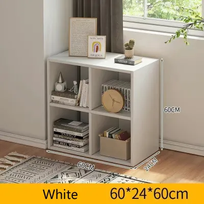 KEKEE-Bookshelf Rak Buku Storage Rack Wooden Multipurpose Rack Display Cabinet Living Room Utility Shelf DIY Kabinet Buku No Backboard书架置物架