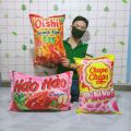 GỐI NẰM NGỦ CHO BÉ 100% GÒN MỀM NHIỀU MẪU GỐI ĐA NĂNG HÌNH BÁNH SNACK CAO CẤP NHIỀU MẪU. 