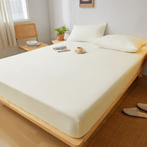 3 in 1 Queen Size Hotel Quality Bed Sheet  Plain Garterized Bedsheet Set  Single / Double / Queen / King