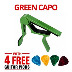 Guitar Capo for Guitar Acoustic / Electric / Ukulele + 4 Pick Guitar Accessories Set | Barang Gitar Capo Untuk Akustik / Elektrik / Ukelele Murah
