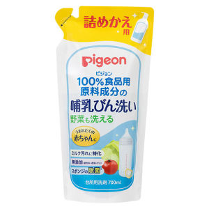 [HCM]NƯỚC RỬA BÌNH SỮA PIGEON ( TÚI 700ML) - HÀNG NỘI ĐỊA NHẬT dùng vệ sinh bình sữa núm ti hằng ngày cho bé ngoài ra còn dùng để rửa rau củ quả rất an toàn và tiện lợi