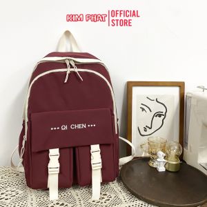 Balo học sinh thời trang Hàn Quốc 2 lớp nhiều ngăn dày dặn 113 Gia Nguyễn --