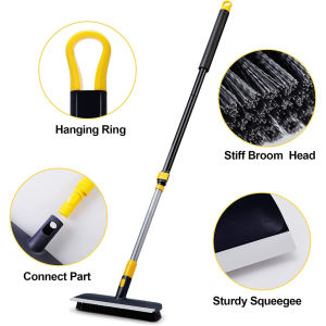 <𝙇𝒂𝙯𝑺𝙜𝑴𝙖𝒍𝙡> BOOMJOY Yocada 2 In 1 Telescopic Handle Cleaning Floor Scrub Brush