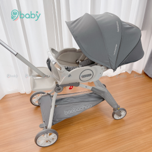 Xe đẩy cho bé gấp gọn Baobaohao V9 màu xám - Giảm rung lắc tối đa