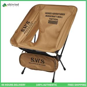 Sikiwind Foldable Camping Chair Oxford Cloth Beach Picnic Seat Detachable Camping Longue Seat for Outdoor Camping Hiking Fishing