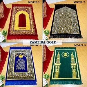 Sajadah Turki Tebal Halus Lembut Ukuran Dewasa 70x110 Perlengkapan Shalat Sejadah Terbaru Super Spigel Zamziba