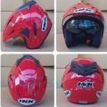 HELM INK DOUBLE VISOR SNI ORIGINAL MERK hrk niels EMBOSS SNI FREE PAKING KARDUS... 