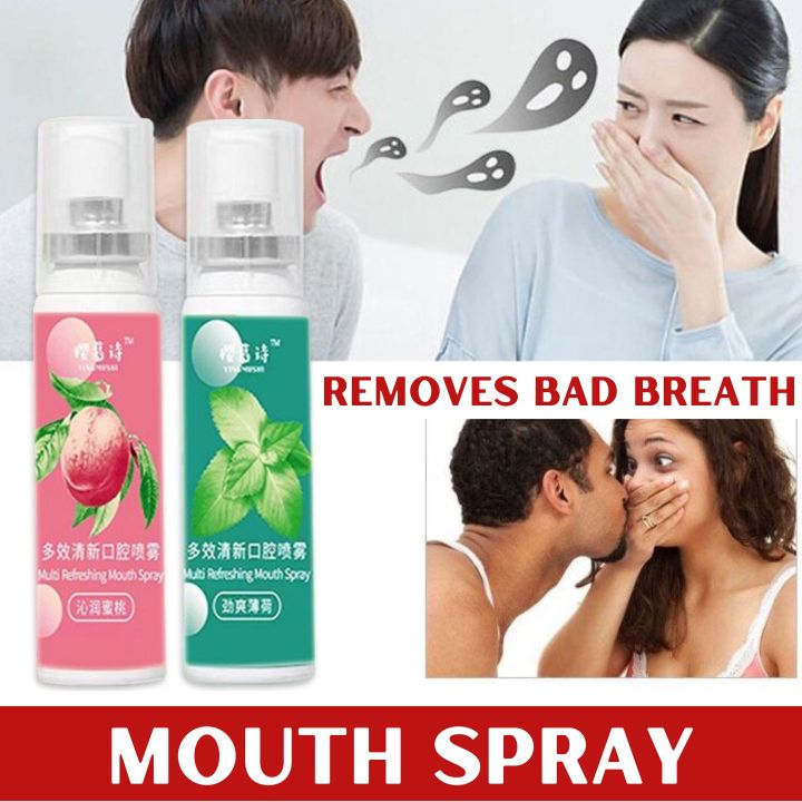 Mouth Spray Long Lasting Breath Freshener Mint Oral Spray for Bad