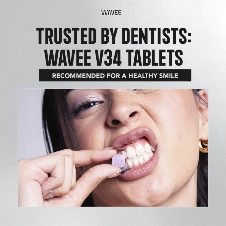 Wavee WAVEE PURPLE Toothpaste Tablets / FDA Approved / Wavee v34 Color ...