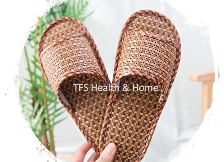 Custom Made Bamboo Rattan Slipper SG Local Brand SG Local Seller