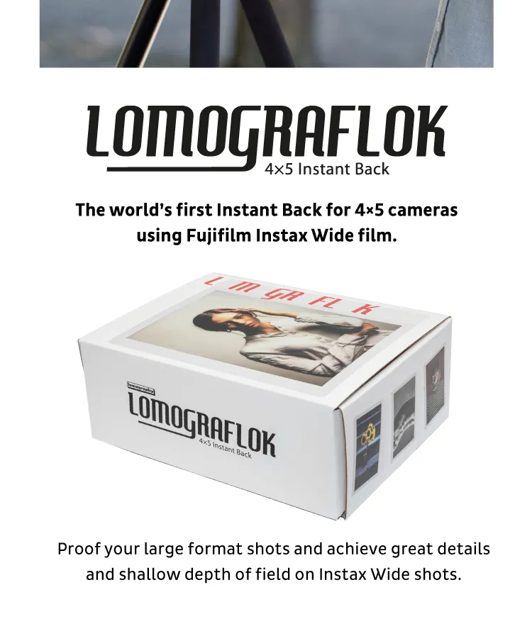 LomoGraflok 4×5 Instant Back - Lomography - 4x5 Large Format