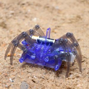 【Local Warehouse】【Spider Robot】2020 New Scientific Experiment Toys DIY Spider Robot for Children Electric Spider Robot Toy Educational Assembles Toys Kits Spider-Robot