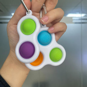 Pop It Puzzle Board Toy For Baby Kids Fidget Toy Baby Sensory Fidget Simple Dimple Toy Stress Relief Hand Toys Practice Board child Puzzle Early Educational Suitable For Infants 6 Months